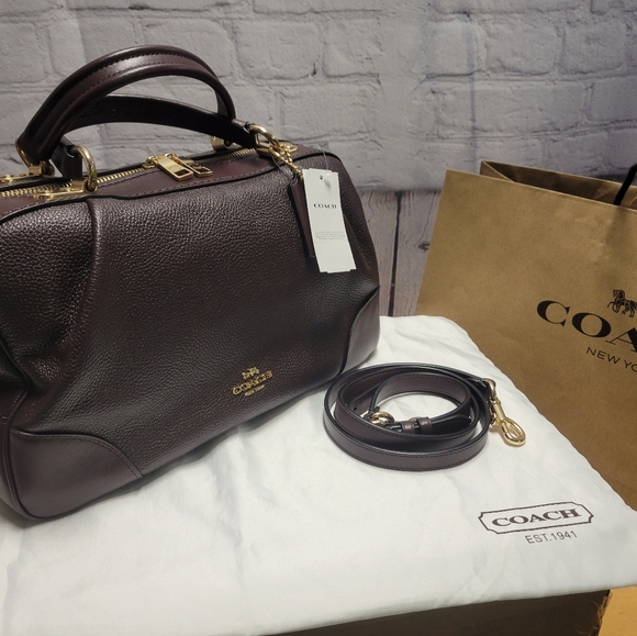 NWT COACH Lane Satchel 👛 - Picture 12 of 14